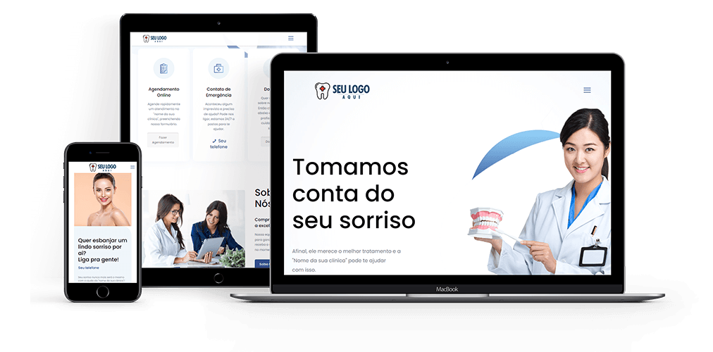 exemplo de site para ser criado para dentistas 1